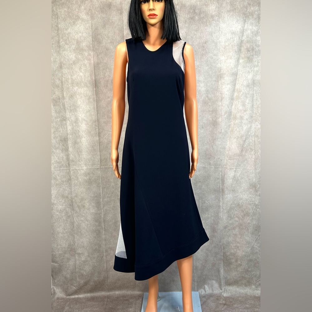Elegant Blue Halter Asymmetrical Dress